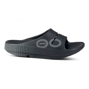OOFOS Ooahh Sport Chaussure De R&eacute;cup&eacute;ration - Noir, Blanc, Pointure 45