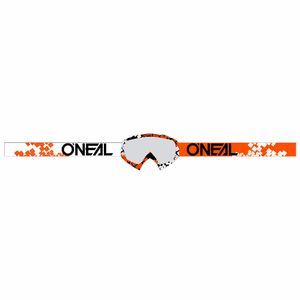 Image de O'neal Masque cross B10 Pixel orange/blanc-écran clair