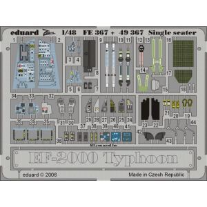Eduard MAQUETTE EF-2000 TYPHOON SING.REVEL/48 FE367