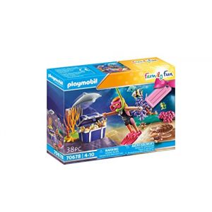 Playmobil Set cadeau plongeuse sous-marine Familly Fun 70678