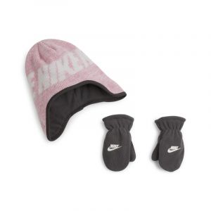 Image de Nike Ensemble deux pièces bonnet et moufles pour Petit enfant - Rose - Taille Einheitsgröße