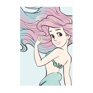 Komar Affiche d'art Disney - Ariel Aquarell - Taille: 50 x 70 cm - color&eacute;