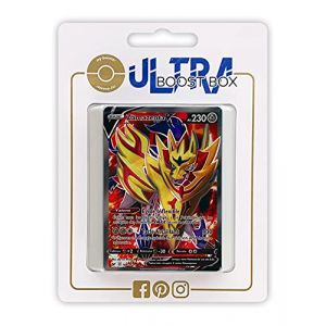 My-booster Zamazenta V 196/202 Full Art - Ultraboost X Epée et Bouclier 1 - Coffret de 10 Cartes Pokémon Françaises