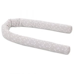 Image de Babybay Tour de lit cododo gris nacré étoiles blanches