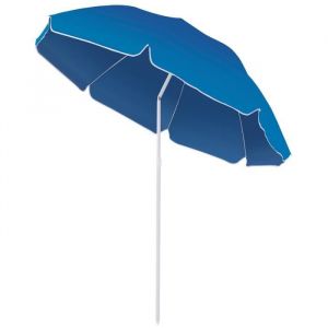 Fomax Parasol de Plage inclinable -1.80m - Couleur aléatoire Bleu ou Rose