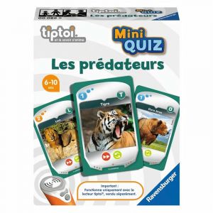 Ravensburger Jeu interactif tiptoi Mini Quiz - Les prédateurs - Jeux électroniques éducatifs sans écran en français - Enfants à partir de 6 ans - 00086