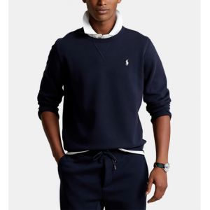 Image de Ralph Lauren Sweat droit coton molleton Bleu Polo