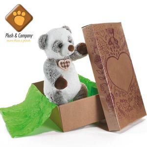 Image de Plush & Company Peluche Panda Freddy avec sa boîte