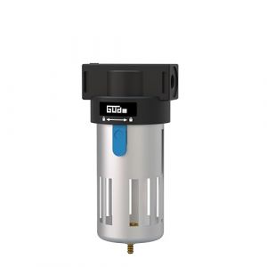 G&uuml;de Filtre s&eacute;parateur d'eau 1/4" (filetage de raccordement IG 1/4", pression de travail maximale 10 bar, pour montage sur compresseurs/conduites d'air comprim&eacute;, avec vanne de vidange)