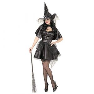 Widmann Costume Sorciere Noire Luxe - Noir - L
