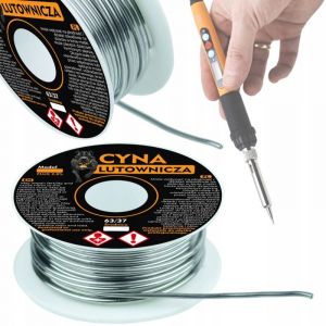 Stagno per saldatura Rosfix Sn63Pb37 1mm 50g 2% Flusso in bobina