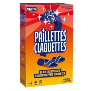 Paillettes Claquettes - Jeu de déduction passionnant - Faites deviner Votre Position en trouvant Les Bons Mots ! pour des soirées créatives et drôles Entre Amis ou en Famille - Dès 14 Ans