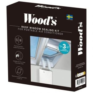 Woods Kit de calfeutrage pour climatiseur mobile et fenêtre de toit