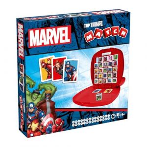 Winning Moves Top Trumps Marvel Match Jeu Enfant 4 Ans Plus - Jeu de logique pour 2 Joueurs - Le pour Les Fans de Marvel et des Jeux de mémoire