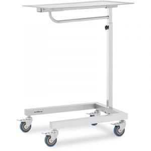 Steinberg Systems - Tableau d'instruments - conception ouverte - 60 x 40 cm - r&eacute;glable &agrave; la hauteur - en acier inoxydable / caoutchouc