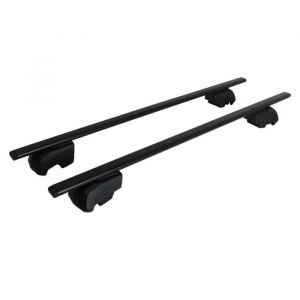 Omac Barres de Toit Transversales pour Ford Kuga 2020-2023, en Fer, Noir, Capacité de Charge 75 kg, TUV ABE