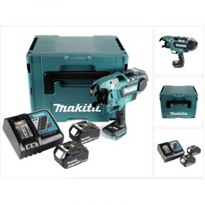 Makita DTR 180 RMJ Connecteur d'armature sans fil 18V Brushless pour fil d'armature 0,8mm dans Makpac + 2x 4,0Ah batterie +
