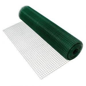 ECD Germany Grillage pour Voli&egrave;re Maille 1mx25m Mailles, 25x25 mm, &Eacute;paisseur du fil 1,2