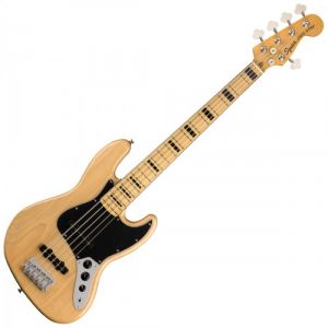 Squier CLASSIC VIBE '70S JAZZ BASS V NATURAL MN