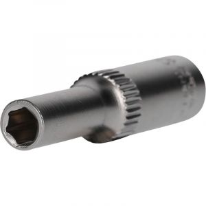 BRILLIANT TOOLS BT020951 Douille 6 pans 1/4", version longue, 5 mm [Powered by KS TOOLS]