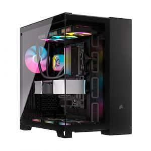 Image de Corsair 6500X RGB Moyenne Tour ATX Double Verre Tremp&eacute; USB-C Noir