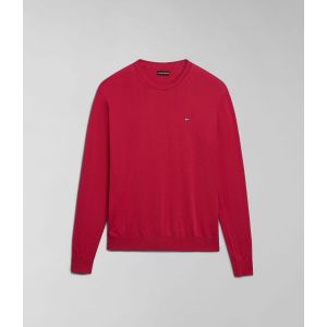 Napapijri Sweatshirt Decatur rouge fraise - L