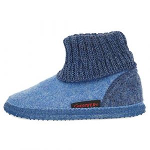 Giesswein Kramsach, Chaussons Montants Mixte Enfant, Bleu (Capriblau 547), 27 EU
