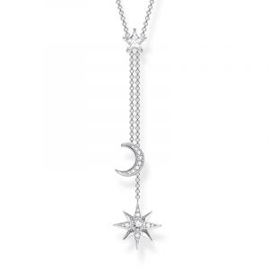 Image de Thomas Sabo Femme chaîne étoile & Lune Argent Argent Sterling 925 KE1900-051-14