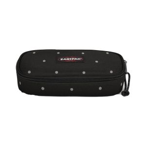 Eastpak Ovale &agrave; Pois Simples, Noir et argent&eacute;