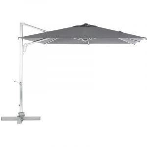 Image de Hesperide Parasol déporté carré Rosario 3 x 3 m Ardoise