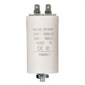 Fixapart Condensateur 14.0uf / 450 v +à Cosses Condo demarrage 14mf