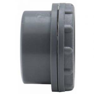 Jardibric Bouchon de d&eacute;gorgement - Bouchon de visite PVC (&Oslash; 32)