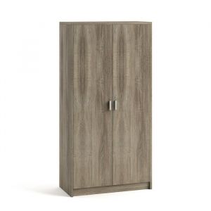 Image de Armoire, collection TOLLY, 2 portes, 75x150 cm, coloris chêne sonoma