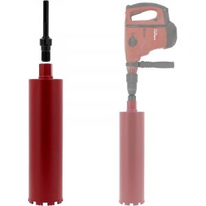 Couronne diamant &Oslash; 116 mm avec adaptateur pour perceuse et perforateur SDS-max