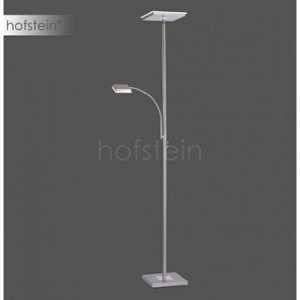 Lampadaire led avec liseuse Leuchten Direkt Hans Nickel satiné Acier 11710-55