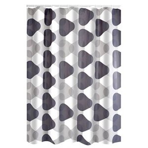 Ridder Triange Rideau de Douche 100 % PEVA Gris Env. 180 x 200 cm