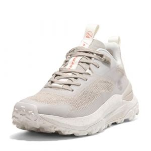 Timberland Baskets basses &agrave; lacets Motion Access pour homme, Tricot taupe clair/blanc, 8.5