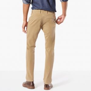 DOCKERS Smart 360 Flex Alpha Slim (Tapered), Pantalon Homme Marron (New British Khaki 0000) W33/L34