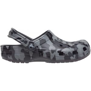 Crocs Classic Printed Camo Clogs, slate grey/multi EU 43-44 Sandales Loisir