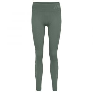 Hummel Leggings Taille Moyenne Sans Couture Christel M Lily Pad / Laurel Wreath Melange