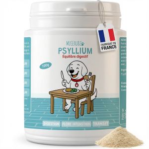 Museau & Co - Psyllium blond - R&eacute;gulateur de transit chiens et chats