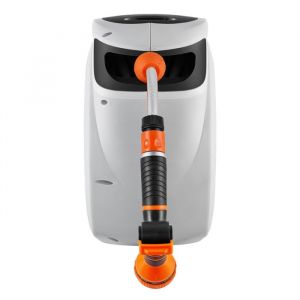 Enrouleur de Tuyau dArrosage - DUOKU - XW30 - 30 m - Fixation Murale - Buse 9 Motifs