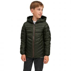 Image de Jack & Jones JACK&JONES JUNIOR JJEHERO Puffer Hood Noos JNR Jacket, Rosin/Detail:Contrast Zip, 152 Garçon