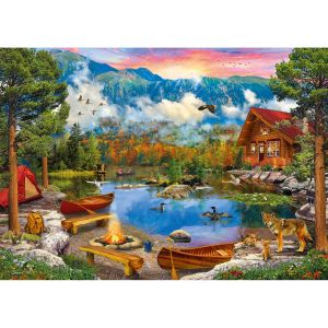 KS Games Puzzle 1500 pièces : Lac de Montagne
