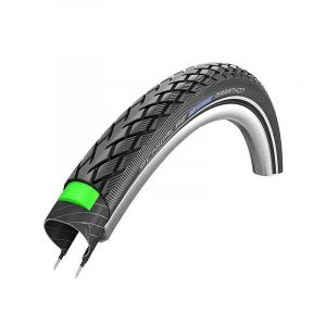 Schwalbe Marathon 700 Performance | GreenGuard | Addix Eco - Pneu vélo ville Black / Reflex 25 mm