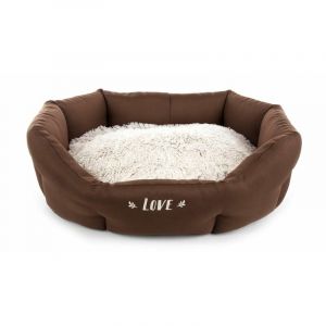 Martin Sellier Corbeille Marron Confort pour Chien - Igloo T65 -