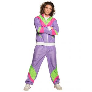 Boland Déguisement jogging rétro homme - Couleur Multicolore - Taille XL