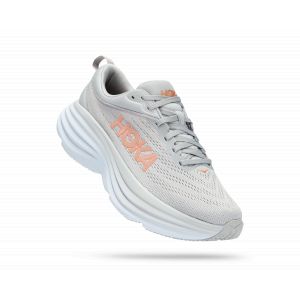 Hoka Women's Bondi 8 - Chaussures de running taille 7 - Regular, gris
