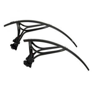 Zéfal Shield R35 - Set de Garde-Boue pour Vélo de Route - Diamètre 700c / 28" - Garde Boue Velo Route Avant et Arrière - 343 g - Fabriqué en France, Noir
