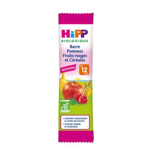 Image de HiPP Biologique Barre pommes fruits rouges et céréales - dès 12 mois